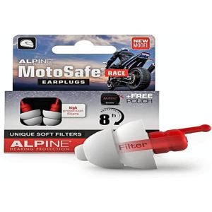 imageALPINE HEARING PROTECTION MotoSafe Tour Reusable Ear Plugs  Motorcycle Ear Plugs  Noise Reduction ampamp Ear Protection  Motorcycle Earplugs for Touring ampamp Motorways  Hypoallergenic Reusable EarplugsRace