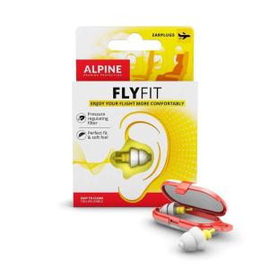 imageAlpine FlyFit  Earplugs for Pressure Relief ampamp Preventing Ear Pain While Flying  Airplane Travel Essentials  Comfortable Reusable Hypoallergenic Earplugs with Ultra Soft Filter