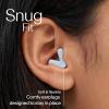 imageAlpine Silence Earplugs for Sleep Focus ampamp Travel  VShape Fit ampamp Soft Oval Tips  4 Sizes XSSML  Comfortable Reusable Hearing Protection  22dB  Midnight BlueBlue