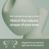 imageAlpine Silence Earplugs for Sleep Focus ampamp Travel  VShape Fit ampamp Soft Oval Tips  4 Sizes XSSML  Comfortable Reusable Hearing Protection  22dB  Midnight BlueGreen