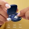 imageAlpine Silence Earplugs for Sleep Focus ampamp Travel  VShape Fit ampamp Soft Oval Tips  4 Sizes XSSML  Comfortable Reusable Hearing Protection  22dB  Midnight BlueMidnight Blue
