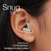 imageAlpine Silence Earplugs for Sleep Focus ampamp Travel  VShape Fit ampamp Soft Oval Tips  4 Sizes XSSML  Comfortable Reusable Hearing Protection  22dB  Midnight BlueGreen