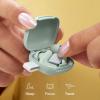 imageAlpine Silence Earplugs for Sleep Focus ampamp Travel  VShape Fit ampamp Soft Oval Tips  4 Sizes XSSML  Comfortable Reusable Hearing Protection  22dB  Midnight BlueGreen