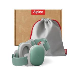 imageAlpine Muffy Baby Comfort  Protects Hearing for Babies and Toddlers  CE ampamp ANSI Certified  Unique Headband for Safe fit ampamp Comfort  Multiadjustable for Ages 348 Months  24dB Sound Reduction PinkSage Green