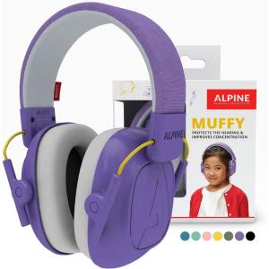 imageAlpine Muffy Kids  Noise Cancelling Headphones for Kids  CE ampamp ANSI Certified  25dB  Sensory ampamp Concentration Aid  YellowPurple