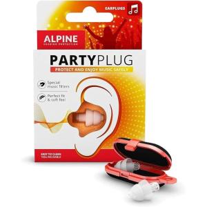 imageAlpine PartyPlug Concert Ear Plugs  Noise Reduction Ear Plugs for Party Concert Festival and Music  Reusable EarplugsTransparent