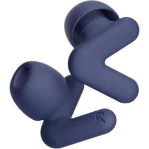 imageAlpine Silence Earplugs for Sleep Focus ampamp Travel  VShape Fit ampamp Soft Oval Tips  4 Sizes XSSML  Comfortable Reusable Hearing Protection  22dB  Midnight BlueMidnight Blue