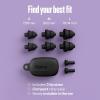 imageAlpine PartyPlug Pro Concert Ear Plugs High Fidelity Professional Musician Earplugs with 21dB Noise Reduction Hearing Protection for Music Festivals Raves ampamp Live Events Incl 3 Tip Sizes BlackBlack Multisize
