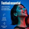 imageAlpine PartyPlug Pro Concert Ear Plugs High Fidelity Professional Musician Earplugs with 21dB Noise Reduction Hearing Protection for Music Festivals Raves ampamp Live Events Incl 3 Tip Sizes BlackBlack Multisize