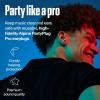 imageAlpine PartyPlug Pro Concert Ear Plugs High Fidelity Professional Musician Earplugs with 21dB Noise Reduction Hearing Protection for Music Festivals Raves ampamp Live Events Incl 3 Tip Sizes BlackPro Transparent Multisize