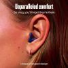 imageAlpine Tune Earplugs Concert Ear Plugs for Noise Reduction High Fidelity Music Quality 19dB Hearing Protection with Crystal Clear Sound Incl 4 Sizes For Parties Raves Festivals ampamp Clubs BlackDark Blue