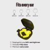 imageAlpine Tune Earplugs Concert Ear Plugs for Noise Reduction High Fidelity Music Quality 19dB Hearing Protection with Crystal Clear Sound Incl 4 Sizes For Parties Raves Festivals ampamp Clubs BlackYellow