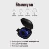 imageAlpine Tune Earplugs Concert Ear Plugs for Noise Reduction High Fidelity Music Quality 19dB Hearing Protection with Crystal Clear Sound Incl 4 Sizes For Parties Raves Festivals ampamp Clubs BlackDark Blue