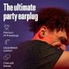 imageAlpine Tune Earplugs Concert Ear Plugs for Noise Reduction High Fidelity Music Quality 19dB Hearing Protection with Crystal Clear Sound Incl 4 Sizes For Parties Raves Festivals ampamp Clubs BlackBlack