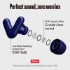 imageAlpine Tune Earplugs Concert Ear Plugs for Noise Reduction High Fidelity Music Quality 19dB Hearing Protection with Crystal Clear Sound Incl 4 Sizes For Parties Raves Festivals ampamp Clubs BlackDark Blue