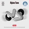 imageAlpine Tune Earplugs Concert Ear Plugs for Noise Reduction High Fidelity Music Quality 19dB Hearing Protection with Crystal Clear Sound Incl 4 Sizes For Parties Raves Festivals ampamp Clubs BlackSilver