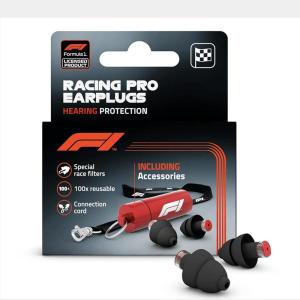 imageAlpine Formula 1 Earplugs  Reusable Hearing Protection for Race Events and Loud environments  Noise Reduction of 22dB  Ultra Soft Comfort Filter Hearing Protection  Official F1 Product