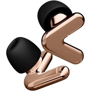 imageAlpine Tune Earplugs Concert Ear Plugs for Noise Reduction High Fidelity Music Quality 19dB Hearing Protection with Crystal Clear Sound Incl 4 Sizes For Parties Raves Festivals ampamp Clubs BlackRose Gold